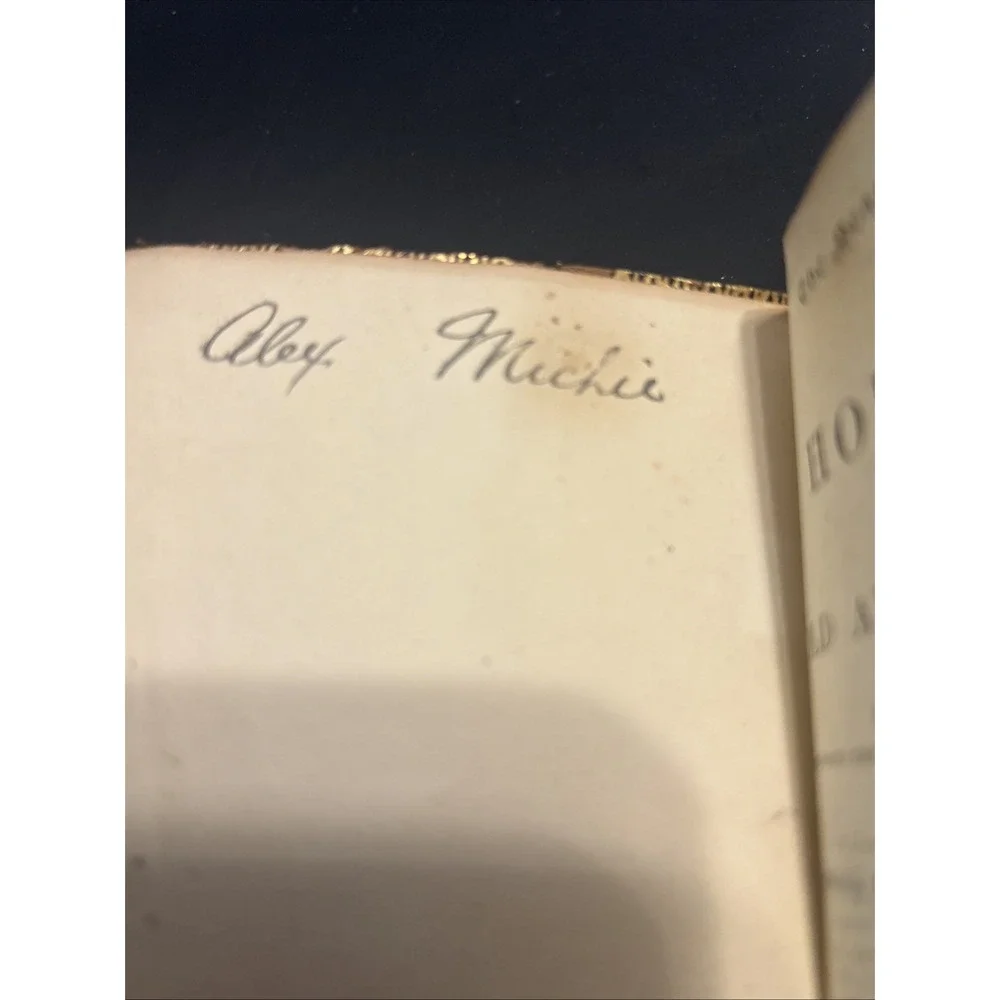Antique 1894 Pearl Reference Bible William Collins Scotland Leather Pocket God